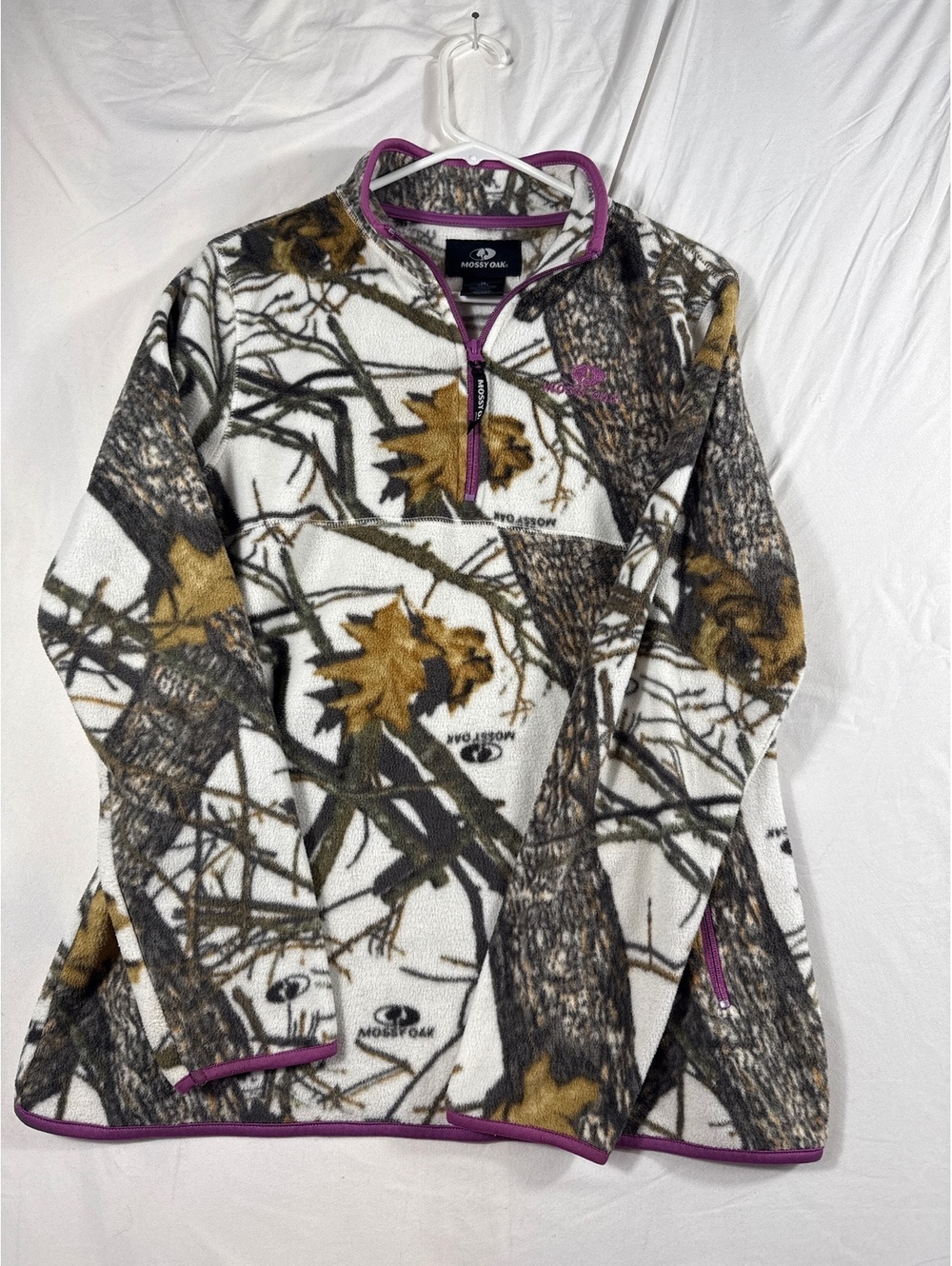 Mossy Oaks Women’s Large Quarter Zip Polyester Jacket